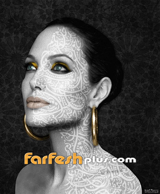 بقناع فني رائع.. فنان فلسطيني يقدم صور الفنانات والنجمات (دون قيود) صورة رقم 2