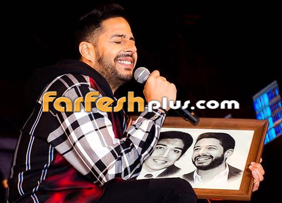 فيديو: بكاء محمد حماقي على المسرح بسبب صورة والده الراحل! صورة رقم 1