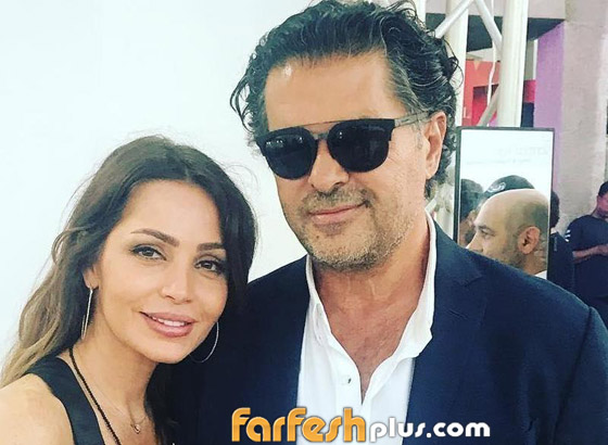 شاهدوا.. راغب علامة وزوجته يخطفان الأنظار برقصتهما الرومانسية صورة رقم 1