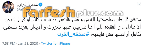 ماذا قال نجوم الفن عن صفقة القرن؟ إليسا، عساف، الحلفاوي، جوليا بطرس و.. صورة رقم 7