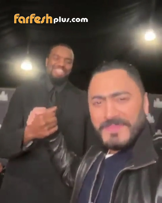 فيديو كوميدي: تامر حسني مع 
