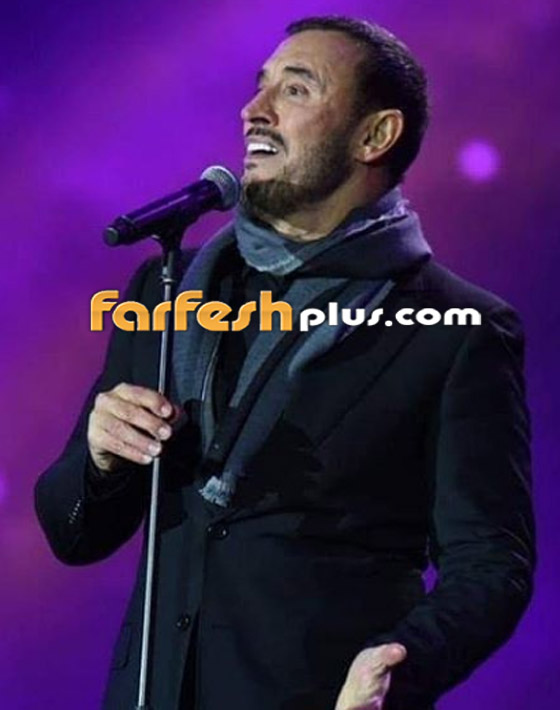 النجم العراقي كاظم الساهر يهدي شاله للجمهور وتفوز به ليلى السعودية صورة رقم 10