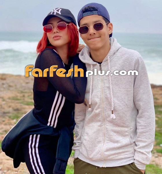 صور الفنانة المغربية إبتسام تسكت مع شقيقها الأصغر صورة رقم 3