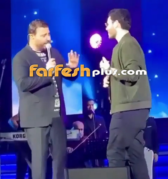 فيديو عاصي الحلاني يغني مع ابنه الوليد (مالي صبر) وينحني أمام قدميه صورة رقم 2