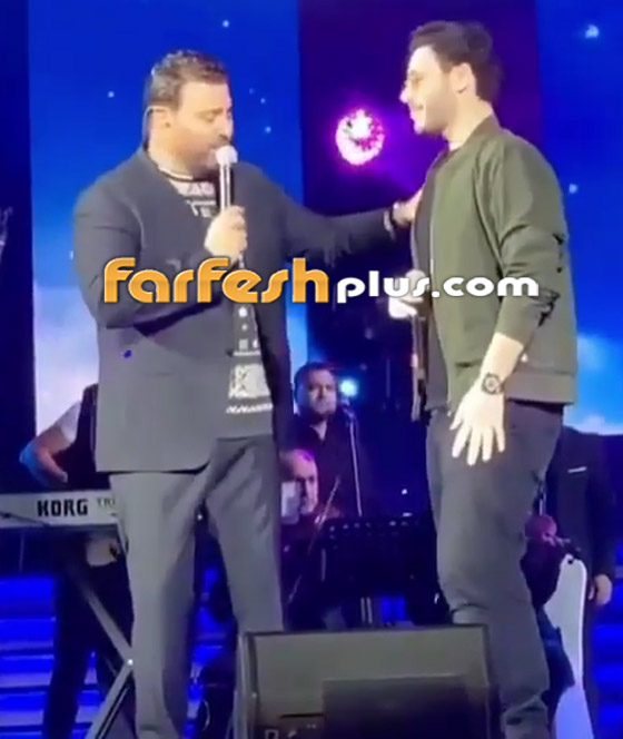 فيديو عاصي الحلاني يغني مع ابنه الوليد (مالي صبر) وينحني أمام قدميه صورة رقم 3