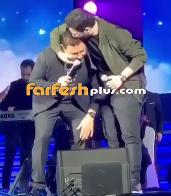 فيديو عاصي الحلاني يغني مع ابنه الوليد (مالي صبر) وينحني أمام قدميه صورة رقم 5