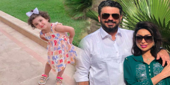  في عيد ميلاد دنيا بطمة، زوجها يتغزل بها وابنتها غزل تغني لها صورة رقم 1