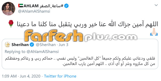 شريهان تثير قلق أحلام والجمهور بتغريدة غامضة وخوفها من شر يقترب صورة رقم 4