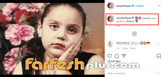 ابنة هيفاء وهبي زينب فياض تخطف الأنظار بصورة من طفولتها! صورة رقم 1