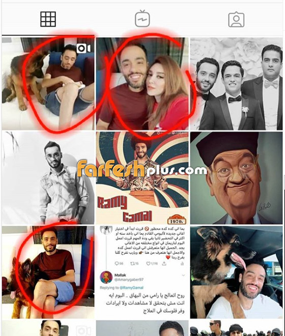 زوجة رامي جمال تفضحه بسبب قميص فيرد: حولي ستات كتير وتجوزتك أنت صورة رقم 1