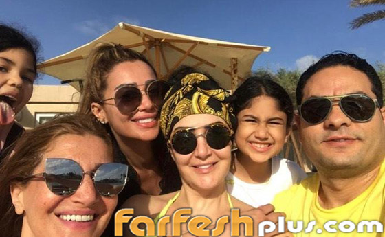 صور شهر عسل الفنانة غادة عبد الرازق بتواجد ابنتها وأحفادها صورة رقم 1
