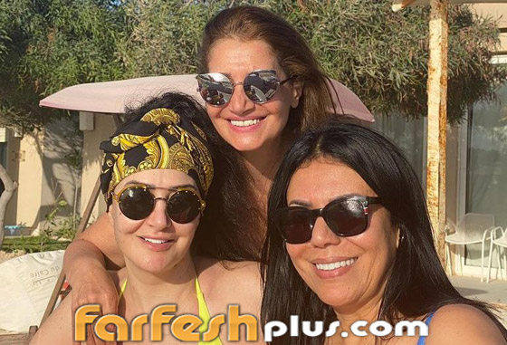 صور شهر عسل الفنانة غادة عبد الرازق بتواجد ابنتها وأحفادها صورة رقم 3