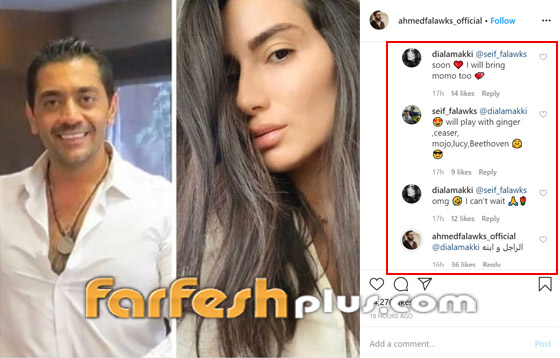 خطوبة أحمد فلوكس واللبنانية ديالا مكي (تكبره بـ3 سنوات) وابنه يناديها (ماما) صورة رقم 9