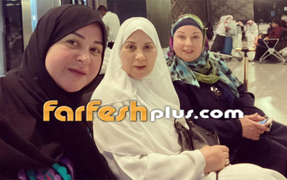 صورة مي نور الشريف مع والدتها بوسي وخالتها نورا.. ثلاثتهن بالحجاب صورة رقم 3