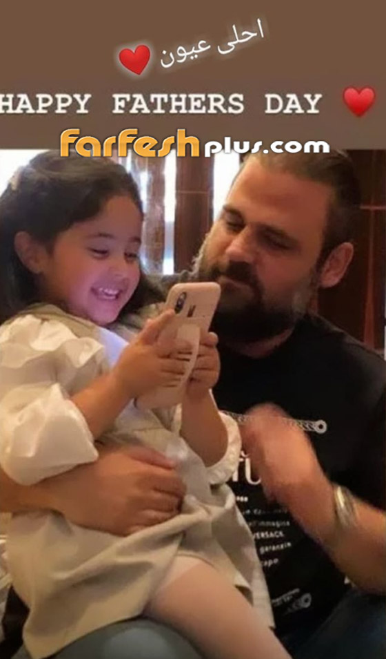 في يوم الأب: صورة عيون جورج وسوف بحضن أخيها وديع صورة رقم 2