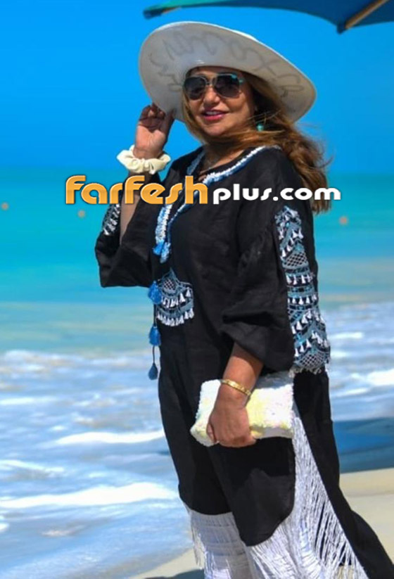 صور فنانات عربيات على البحر مع أو بدون مكياج كامل صورة رقم 26