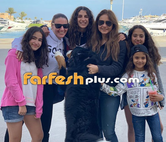 ابنتي نيللي كريم تخطفان الأنظار بجمالهما وبالشبه الكبير مع والدتهما صورة رقم 1