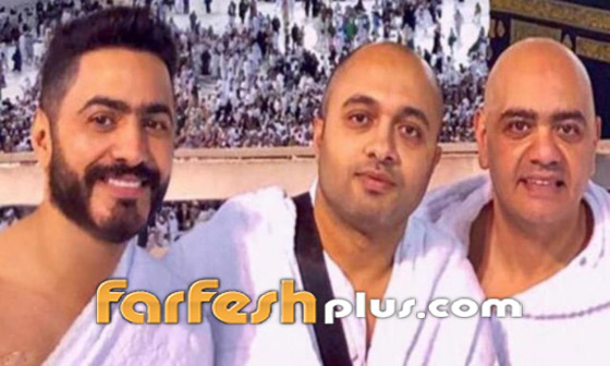 صور النجوم وعائلاتهم بالحج: تامر حسني، سمية الخشاب، الرداد والسعدني صورة رقم 12