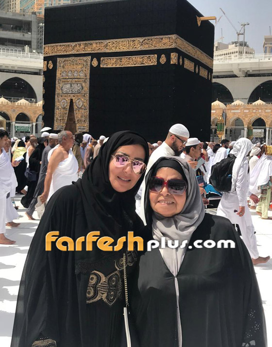 صور النجوم وعائلاتهم بالحج: تامر حسني، سمية الخشاب، الرداد والسعدني صورة رقم 6