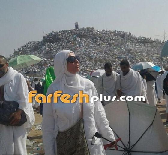صور مؤثرة للنجوم على جبل عرفات: ياسمين عيد العزيز، محمد رجب ودنيا سمير غانم صورة رقم 4