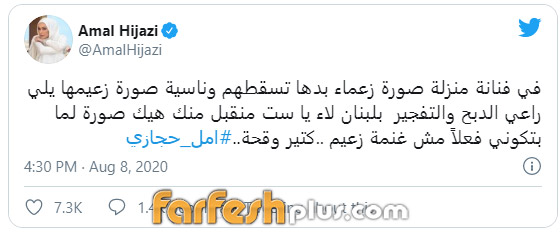 أمل حجازي تهاجم فنانة لبنانية: كتير وقحة!! هل قصدت اليسا؟ صورة رقم 1