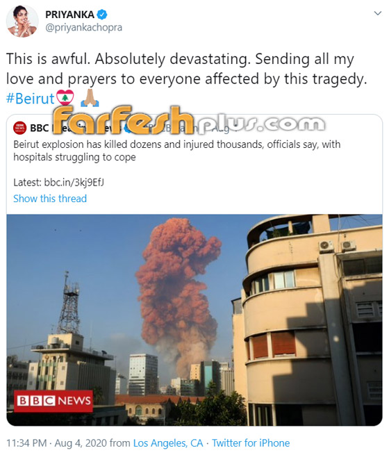 صور نجوم عالميين يتبرعون للبنان بمئات آلاف الدولارات بعد انفجار بيروت صورة رقم 9