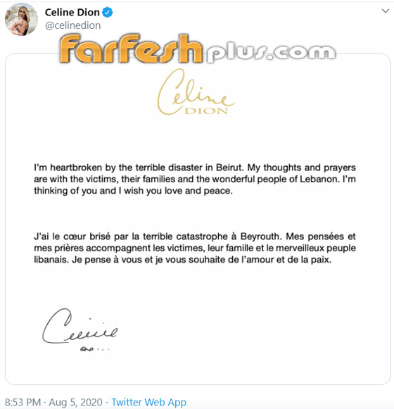 صور نجوم عالميين يتبرعون للبنان بمئات آلاف الدولارات بعد انفجار بيروت صورة رقم 7