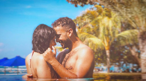 صور رومانسية للنجوم الشباب في شهر العسل، بعضها أثار السخرية والنقد صورة رقم 16