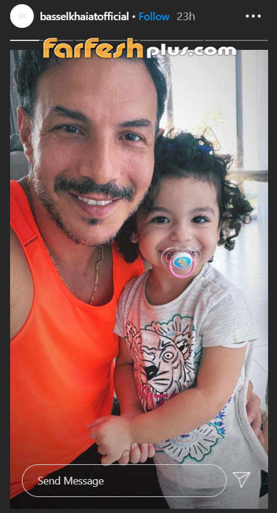 باسل خياط يكشف عن ملامح ابنته إيزابيل.. هل هي نسخة عن أبيها؟ صورة رقم 1