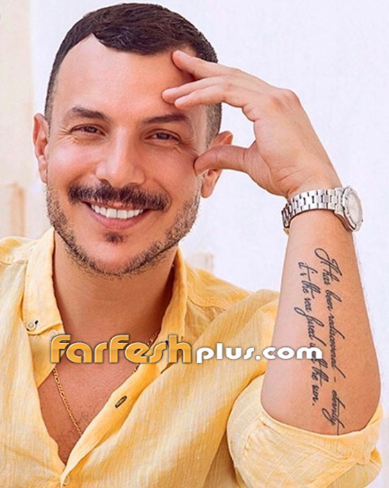 بالصور: ما معنى الوشوم المرسومة على ذراع الفنان السوري باسل خياط؟ صورة رقم 3