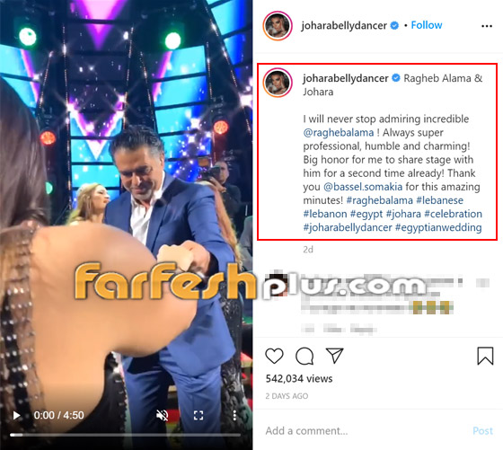 من هي (جوهرة) التي رقص معها السوبرستار راغب علامة على المسرح؟ صورة رقم 1