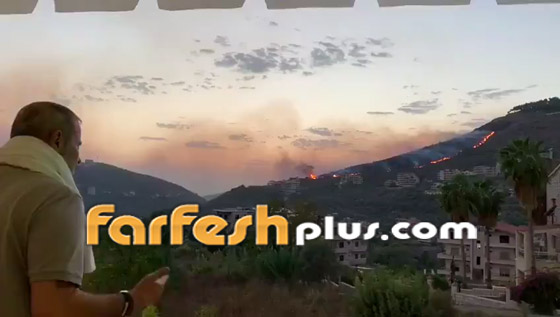 فيديو: جورج وسوف يراقب الحرائق في كفرون منصدما: (تلطّف يا الله، بدنا تشتي) صورة رقم 2