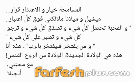 اعتذار غامض من طليقة وائل كفوري: ابنتاي ميشال وميلانا فوق كل اعتبار صورة رقم 3
