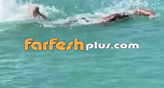 فيديو هالة صدقي بالمايوه تستعرض مهارتها بالسباحة صورة رقم 3