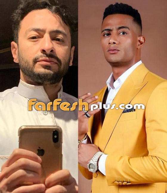 الشرع محلل أربعة‎: خناقة بين حمادة هلال ومحمد رمضان والتهمة سرقة الأغنية صورة رقم 12