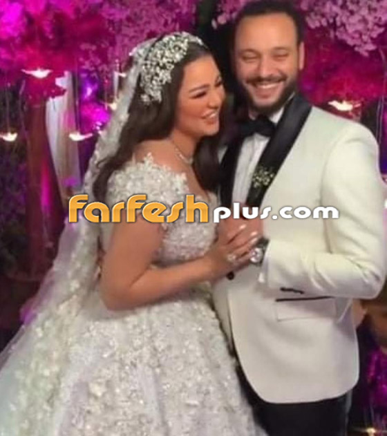 تفاصيل فستان زفاف هنادي مهنا الملكي: صُنع خصيصا لها بـ40 ألف وردة صورة رقم 7