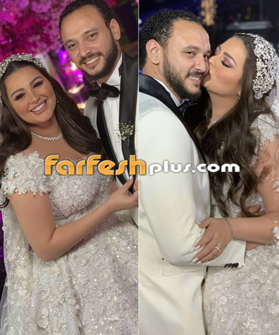 تفاصيل فستان زفاف هنادي مهنا الملكي: صُنع خصيصا لها بـ40 ألف وردة صورة رقم 24