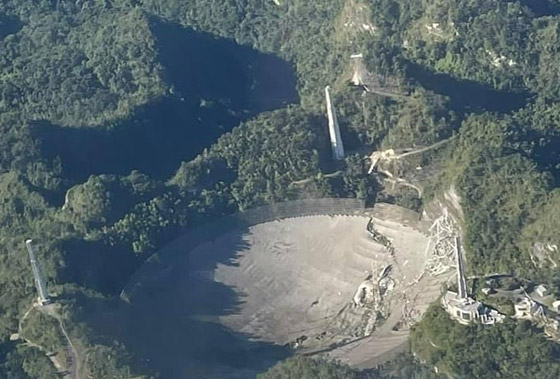 يوم حزين لعلم الفلك.. انهيار تلسكوب أريسيبو العملاق بعد عقود من العمل! صورة رقم 12