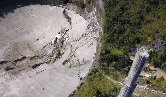يوم حزين لعلم الفلك.. انهيار تلسكوب أريسيبو العملاق بعد عقود من العمل! صورة رقم 20