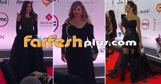 الأسود يسيطر على فساتين وإطلالات الفنانات في مهرجان القاهرة.. من الأجمل؟ صورة رقم 1