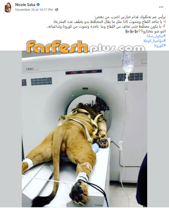 بالصور.. النجمة اللبنانية نيكول سابا بالحجاب، وماذا قالت عن لقاح كورونا؟ صورة رقم 4