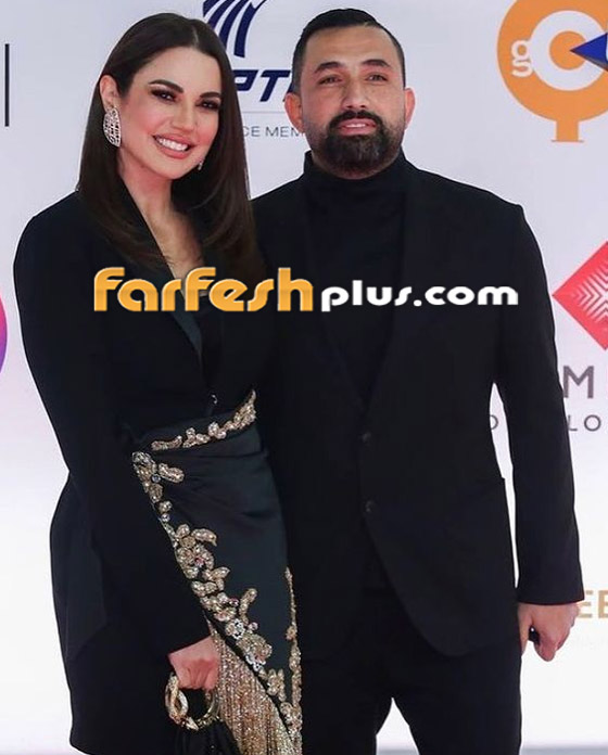 درة وهاني سعد يتألقان بالأسود برومانسية بأول ظهور لهما معا بعد الزواج صورة رقم 11