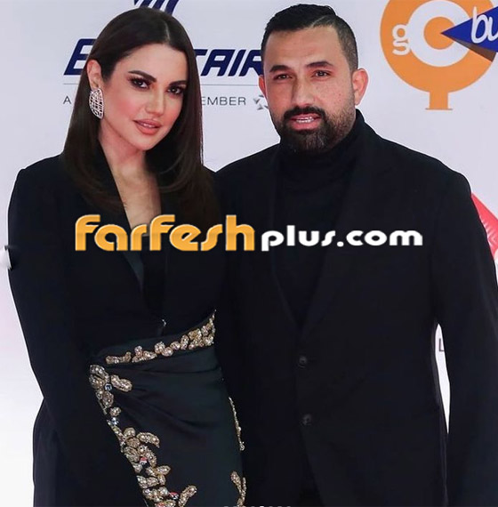 درة وهاني سعد يتألقان بالأسود برومانسية بأول ظهور لهما معا بعد الزواج صورة رقم 13