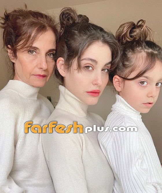 ثلاثة أجيال في صورة.. شبه كبير بين نور عريضة ووالدتها وابنتها صورة رقم 2