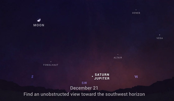 لأول مرة منذ عصور: المشتري وزحل يندمجان بظاهرة الاقتران العظيم! صورة رقم 2 لأول مرة منذ عصور: المشتري وزحل يندمجان بظاهرة الاقتران العظيم! صورة رقم 2