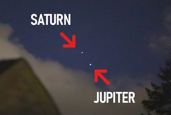 لأول مرة منذ عصور: المشتري وزحل يندمجان بظاهرة الاقتران العظيم! صورة رقم 4 لأول مرة منذ عصور: المشتري وزحل يندمجان بظاهرة الاقتران العظيم! صورة رقم 4