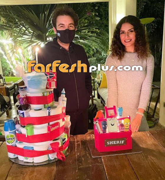 صور النجوم باستقبال 2021.. طليق أنغام يعود لأم أولاده ودرة تتميز برومنسيتها صورة رقم 4
