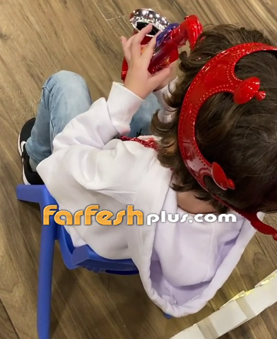فيديو ميريام فارس تحتفل بعيد ميلاد ابنها جايدن.. كيف فاجأ الجميع بموهبته؟ صورة رقم 4