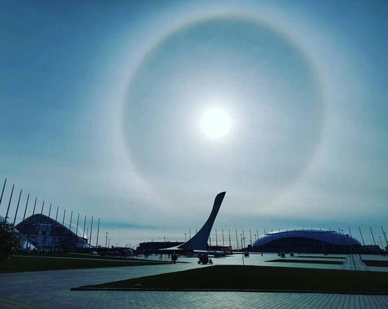 ظاهرة هالة ساحرة من الضوء في سماء روسيا صورة رقم 2