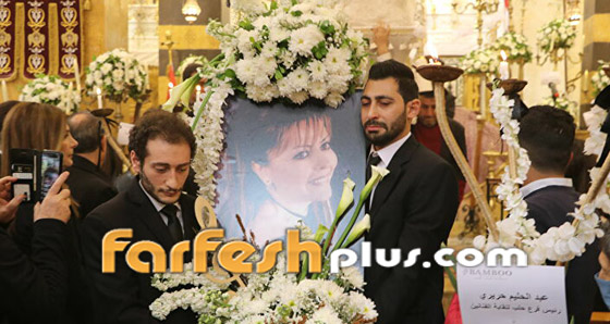بالفيديو: النجوم يشاركون في عزاء الفنانة الراقية ميادة بسيليس صورة رقم 2